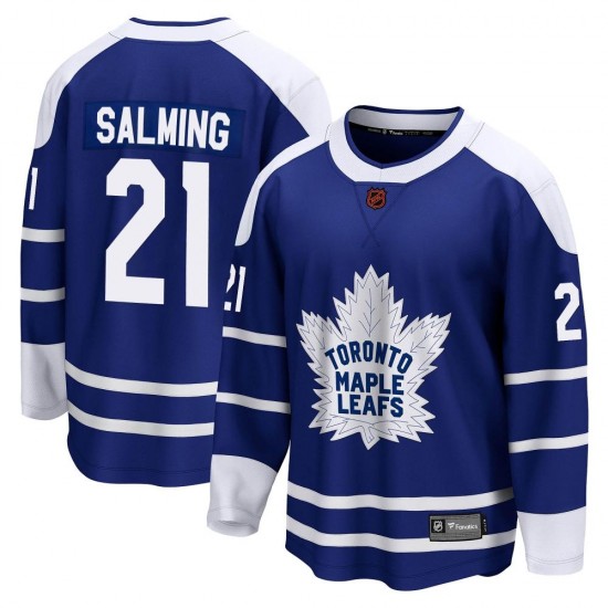 Youth Toronto Maple Leafs Borje Salming Fanatics Branded Breakaway Home  Jersey - Blue